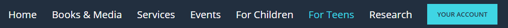 navigation bar, for teens