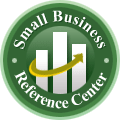 Snall Business Reference Center logo (bar chart with arrow)